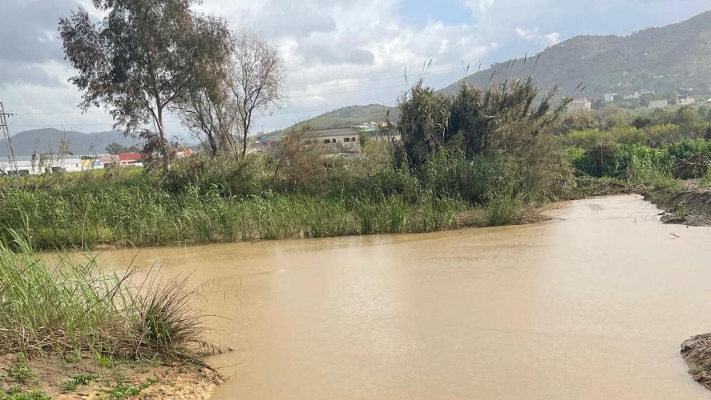 Una zona de Álora tras las lluvias del pasado lunes.