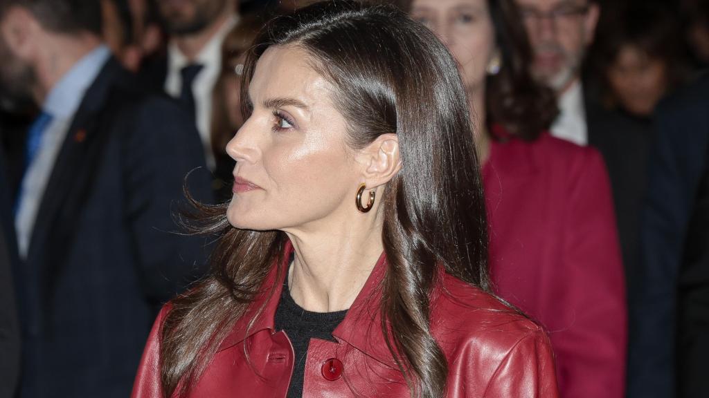La reina Letizia, este miércoles, 5 de marzo, en la inauguración de ARCOMadrid.