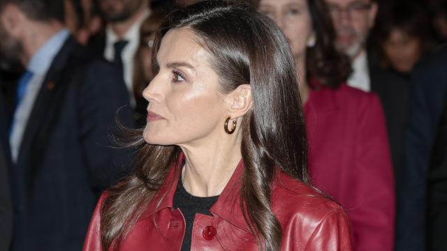 La reina Letizia, este miércoles, 5 de marzo, en la inauguración de ARCOMadrid.