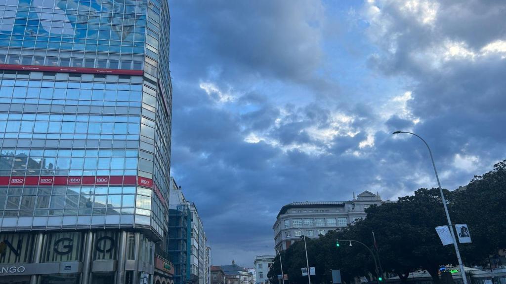 Nubes en A Coruña