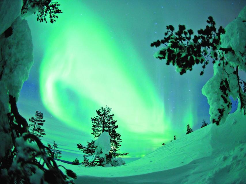 Auroras Boreales en Finlandia.