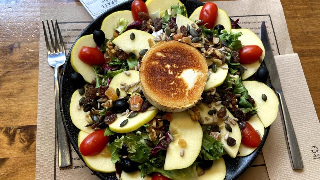 Una de las ensaladas de Pepa a Loba.