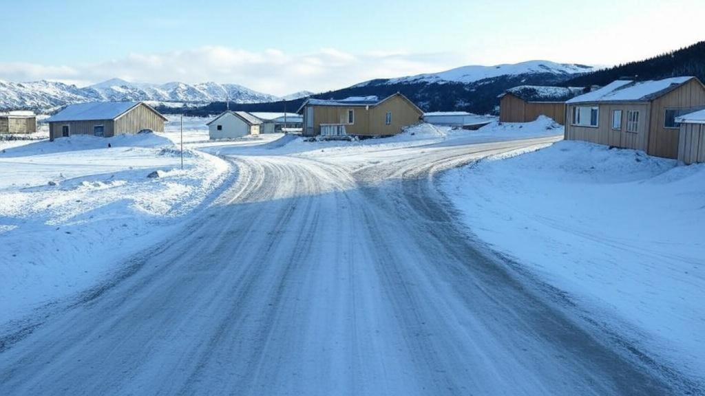 El pueblo más pequeño de Alaska tiene solo 12 habitantes: una carretera de hielo y temperaturas polares