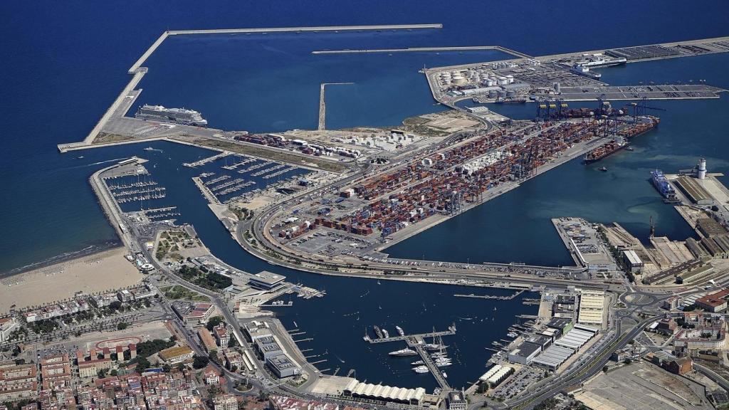 Imagen aérea del Puerto de Valencia. Autoridad Portuaria de Valencia