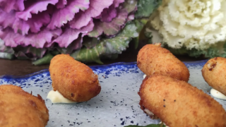 Las croquetas del restaurante Paneque