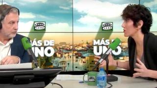 La ministra de Inclusión, Seguridad Social y Migraciones, Elma Saiz, este jueves en 'Más de Uno' de Onda Cero.