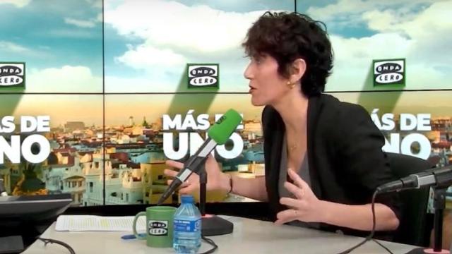 La ministra de Inclusión, Seguridad Social y Migraciones, Elma Saiz, este jueves en 'Más de Uno' de Onda Cero.