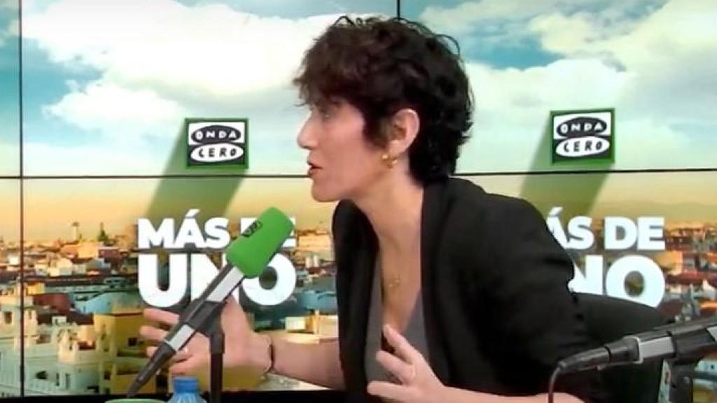 La ministra de Inclusión, Seguridad Social y Migraciones, Elma Saiz, este jueves en 'Más de Uno' de Onda Cero.