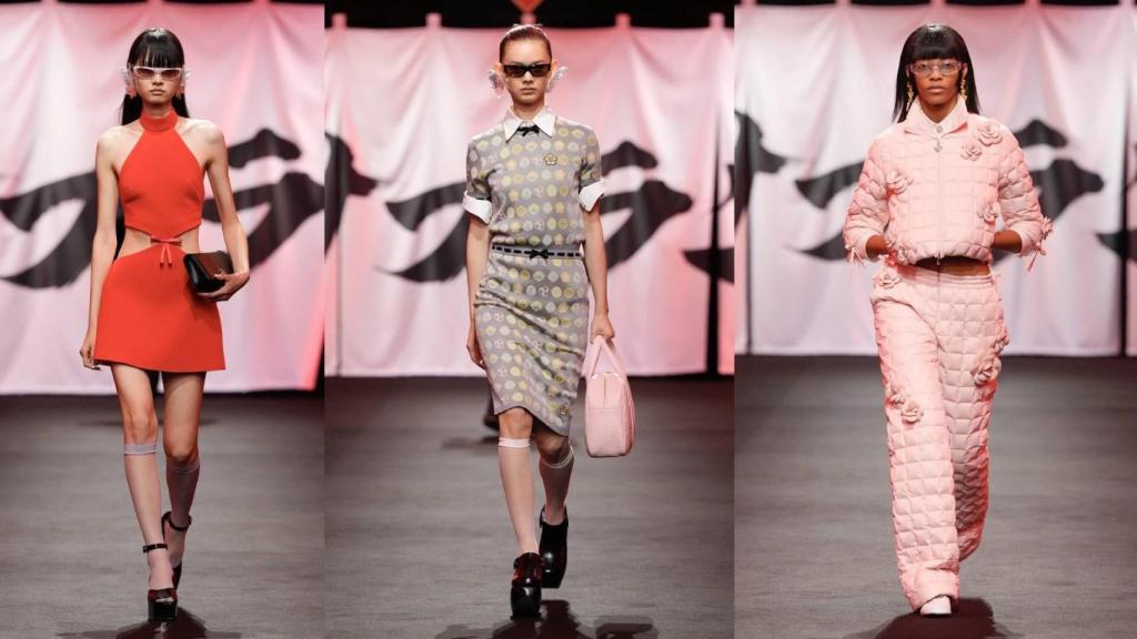 Siluetas del desfile de Casablanca en París.