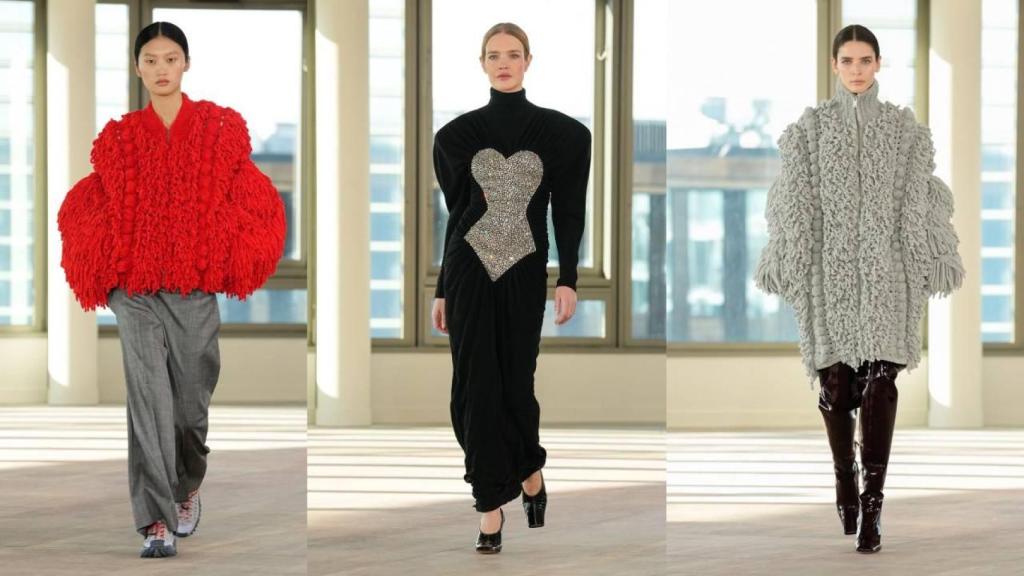 Siluetas del desfile de Stella Mccartney en París.