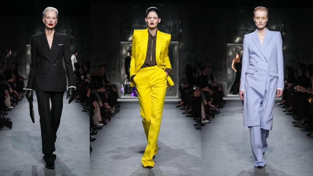 Siluetas del desfile de Tom Ford en París.