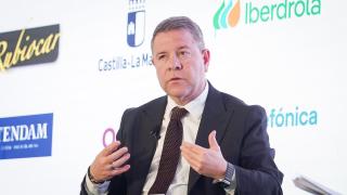 Emiliano García-âge durante su intervención en el IV Foro Económico Español de Castilla-La Mancha.