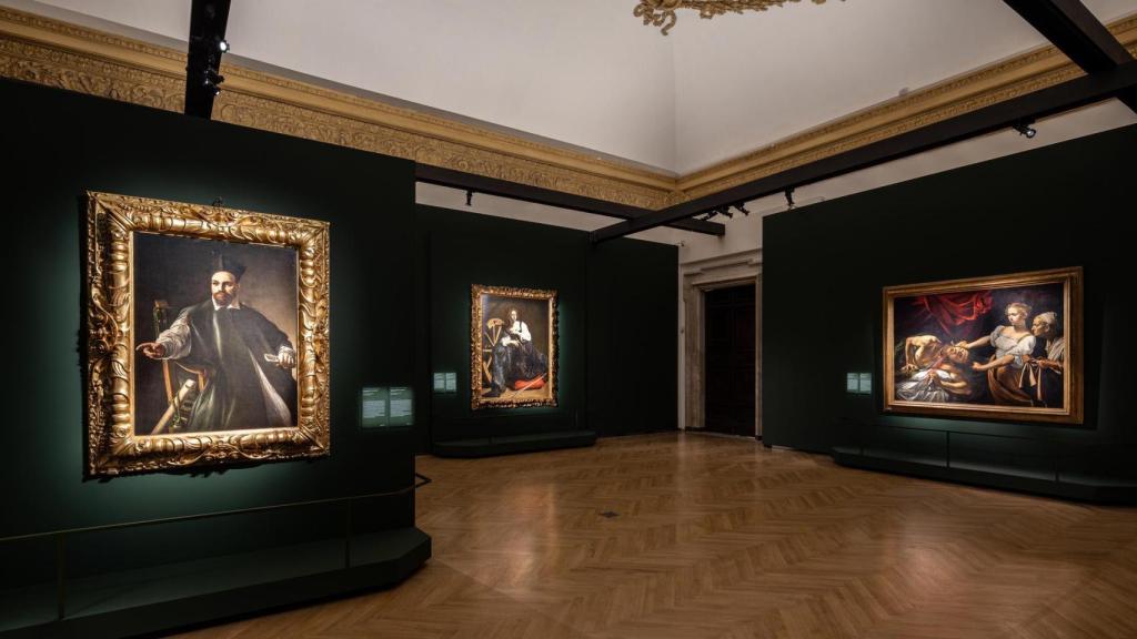 Galería Nacional de Arte Antiguo. Palazzo Barberini. Instalación  'Caravaggio 2025'. Foto: Alberto Novelli y Alessio Panunzi