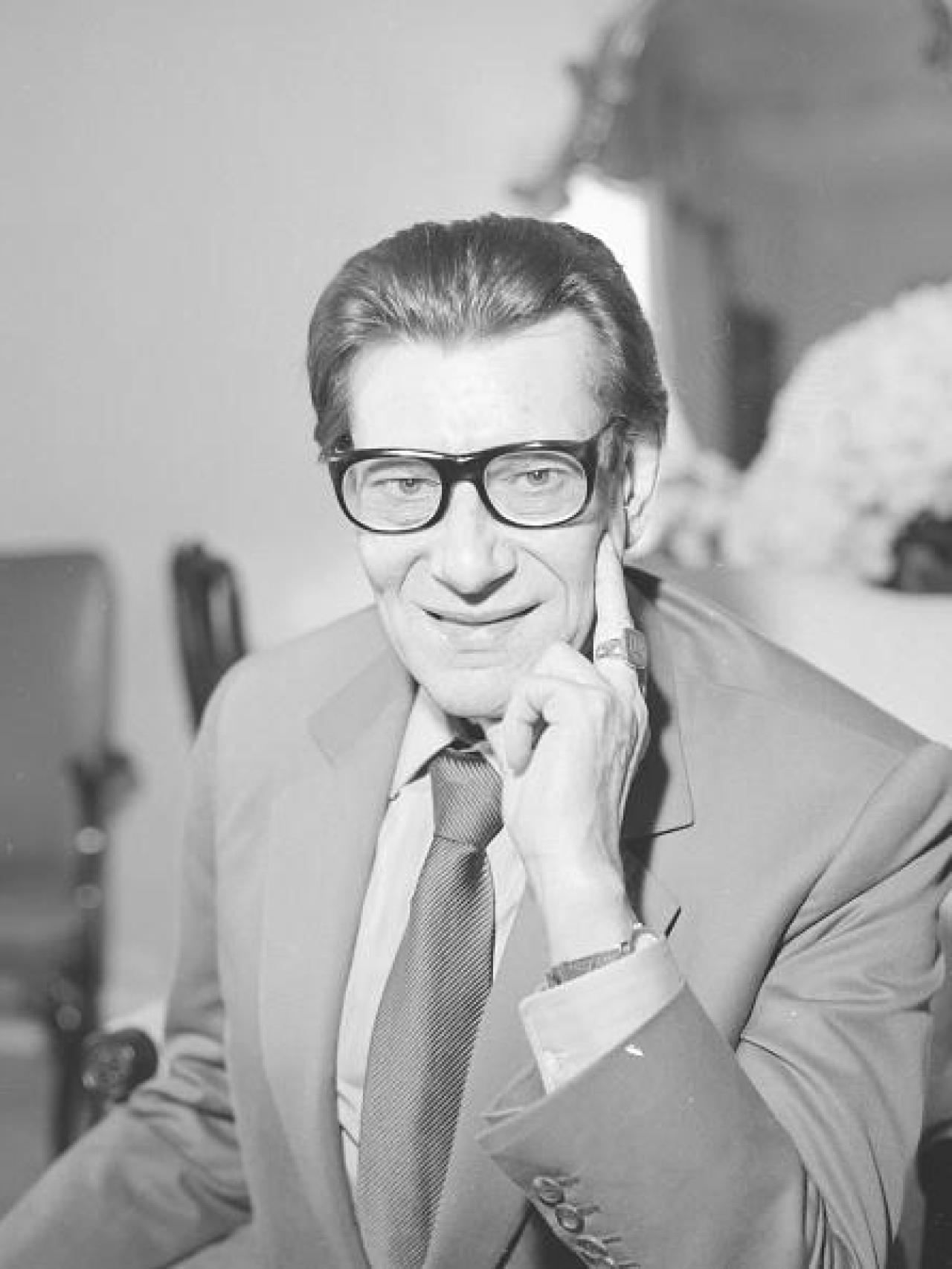 Yves Saint Laurent, en una foto de archivo.