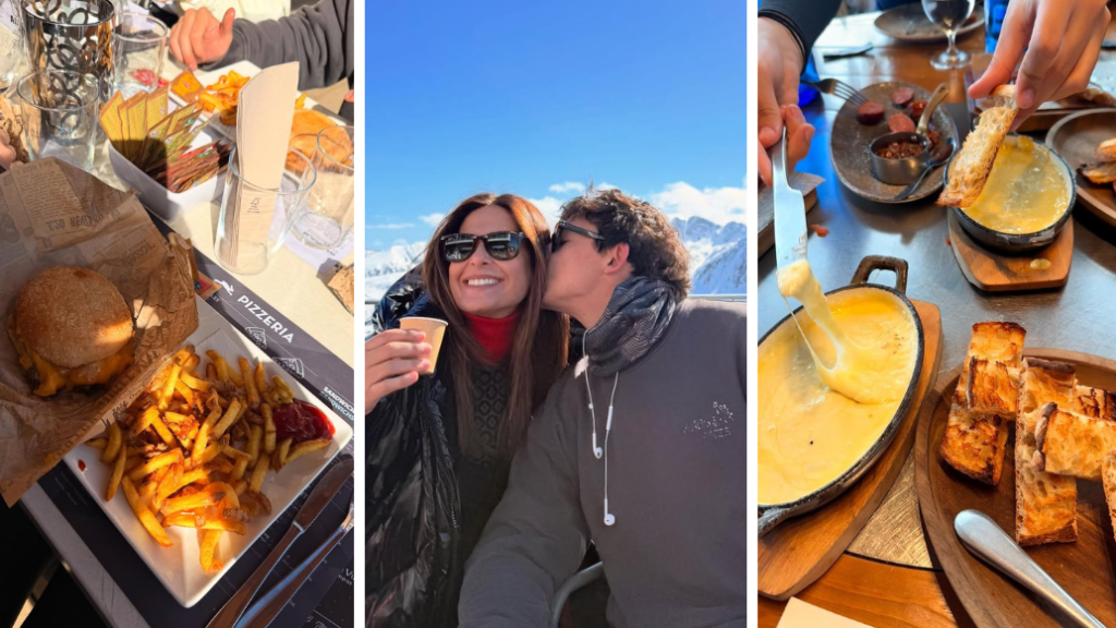 El plan familiar de Nuria Roca en Andorra junto a su familia.