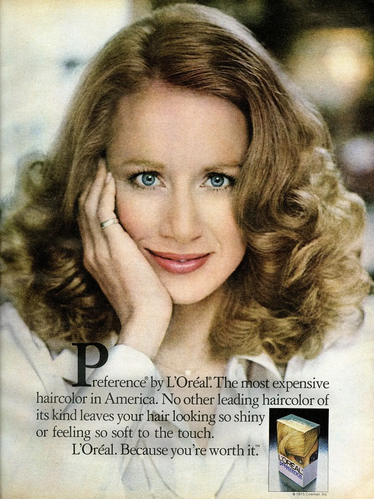 El primer anuncio de L'Oréal donde apareció el eslogan 'Porque yo lo valgo'.