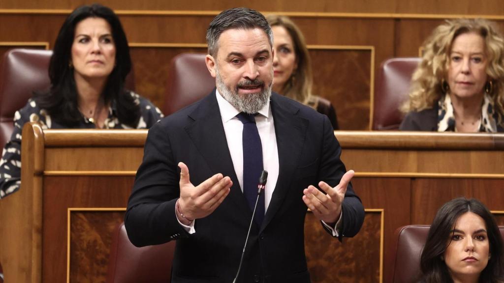 Santiago Abascal, en el Congreso. Eduardo Parra / Europa Press
