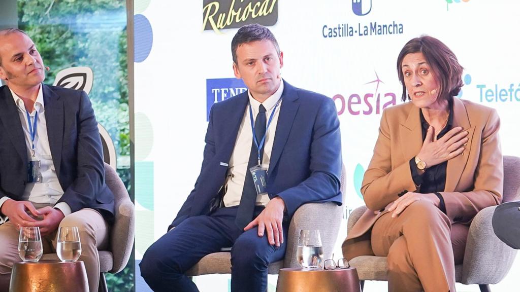 Iago Vázquez, Luis Puchades e Inmaculada Gallego.