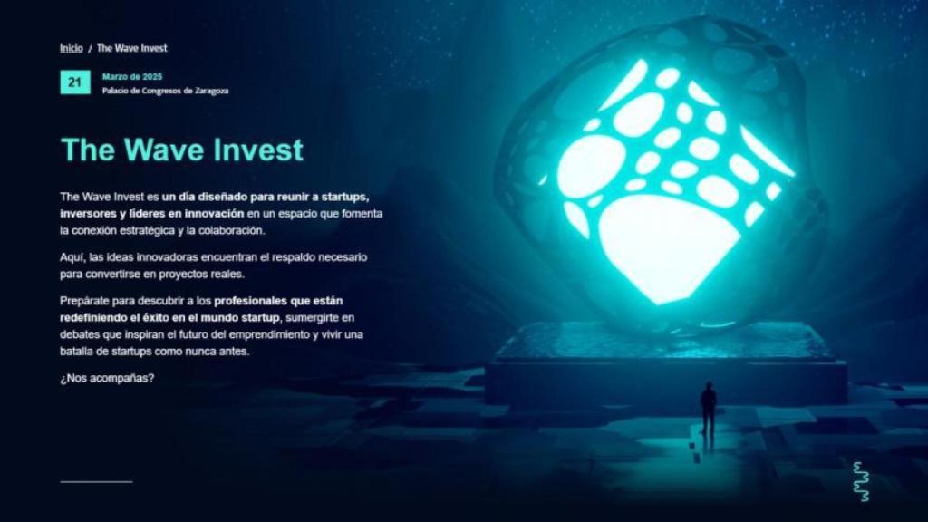 Cartel de The Wave Invest.