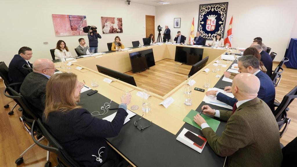 La Junta de Portavoces celebrada este jueves en las Cortes de Castilla y León