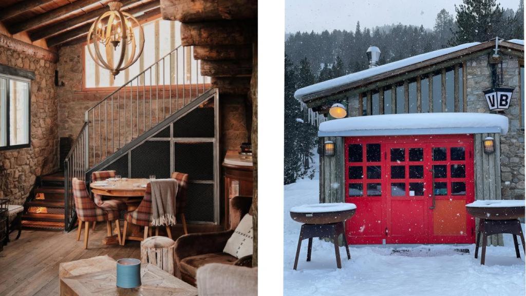 Un rincón de película en el país de la nieve.