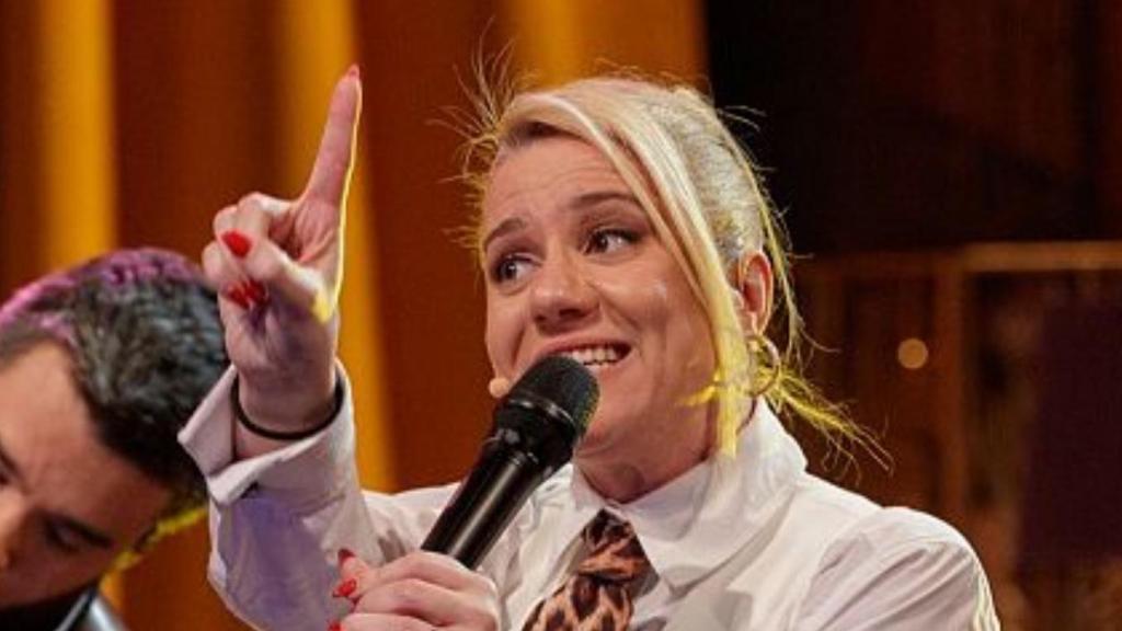 Henar Álvarez en el especial de 'Al cielo con ella' por el Día de la Mujer.