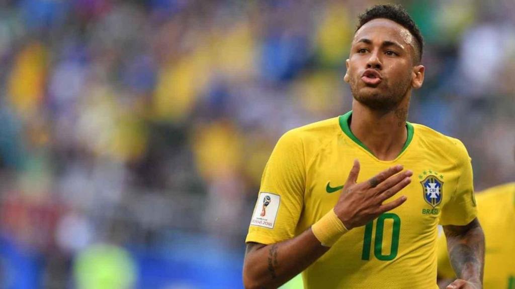 Neymar Jr, durante un partido con Brasil.