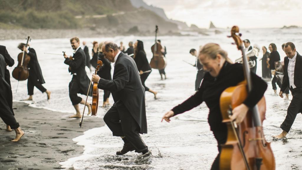 Una sesión de fotos promocional de la gira de la OST. Foto: IGOR STUDIO