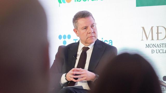 Emiliano García-Page durante su intervención en el IV Foro Económico Español de Castilla-La Mancha.