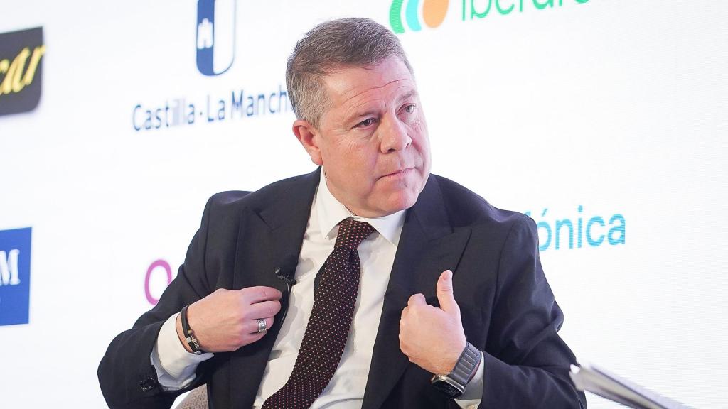 El presidente de Castilla-La Mancha, Emiliano García-Page, este jueves en el IV Foro Económico Español de Castilla-La Mancha de EL ESPAÑOL.