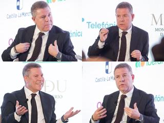 El presidente de Castilla-La Mancha, Emiliano García-Page, este jueves en el IV Foro Económico Español de Castilla-La Mancha de EL ESPAÑOL.