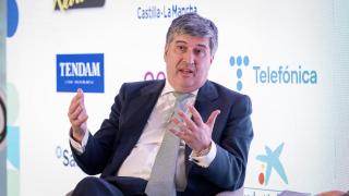 JoséManuel Candela Barreiro, director general adjunto de Banco Sabadell y director territorial centro, durante el IV Foro Económico Español de Castilla-La Mancha.