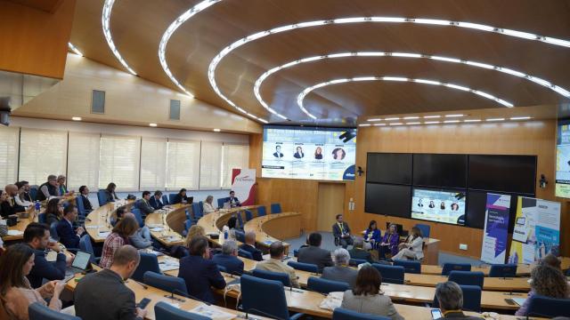 Un momento del III Foro de Compliance de Ebísum realizado en San Telmo.