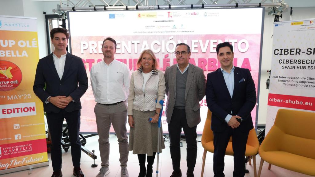 Un momento de la presentación de este foro de startups en Marbella.