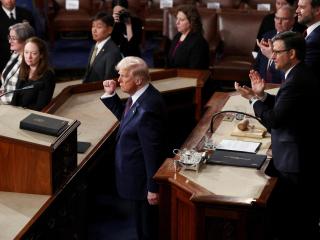 Donald Trump, esta semana en su comparecencia en el Congreso