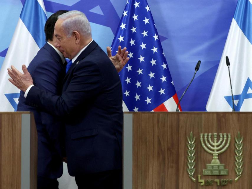 Marco Rubio y Benjamin Netanyahu, en la visita del primero a Israel en febrero.