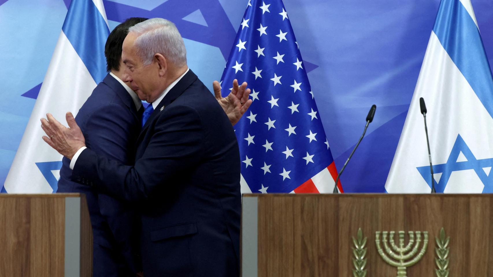 Marco Rubio y Benjamin Netanyahu, en la visita del primero a Israel en febrero.