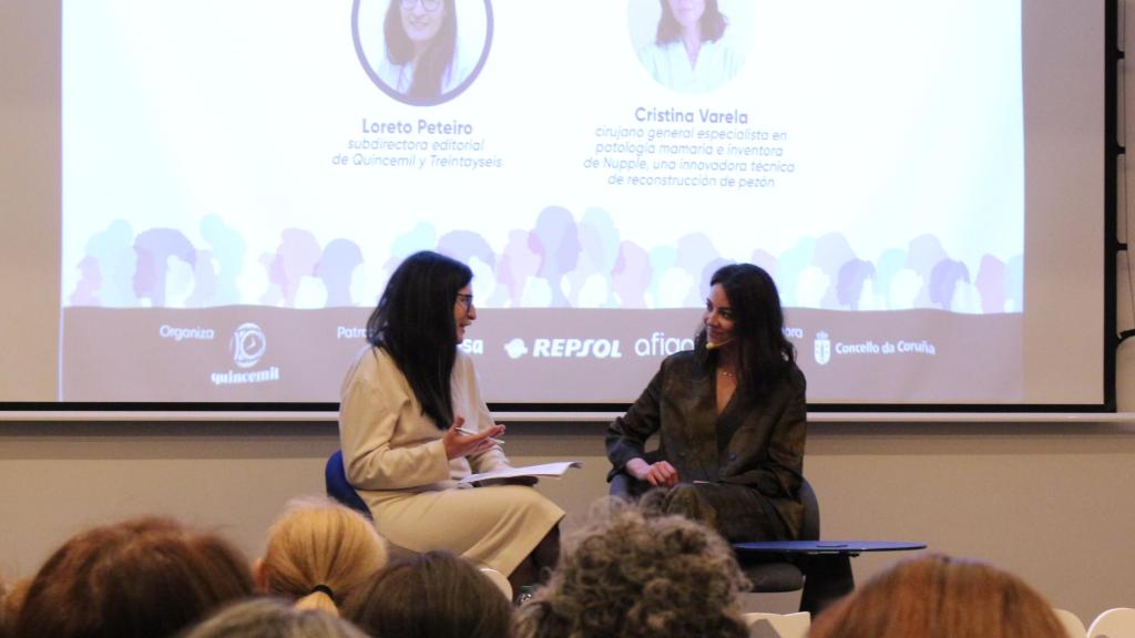 Entrevista a Cristina Varela en el Foro Mujeres Referentes Quincemil 2025.