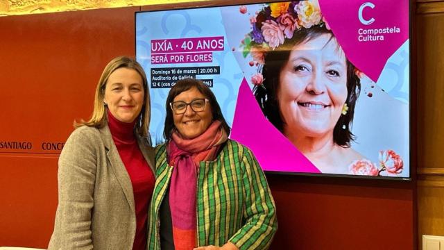 Uxía inicia en Santiago la gira de celebración de su 40º aniversario musical.