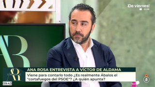 Víctor de Aldama durante la entrevista concedida en 'El Programa de Ana Rosa'.