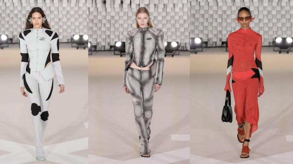 SIluetas del desfile de off-White.