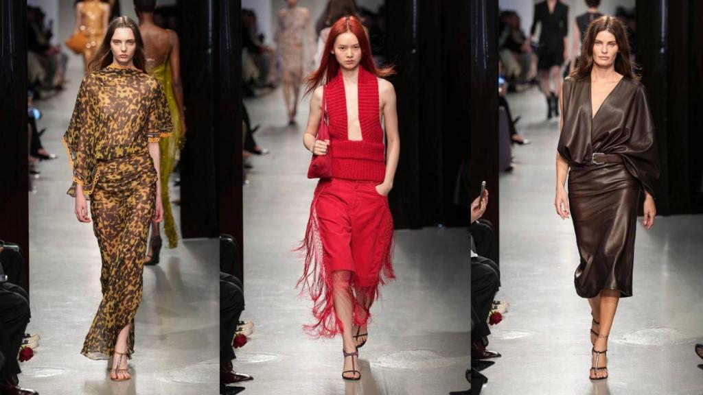 Siluetas del desfile de Christopher Esber.