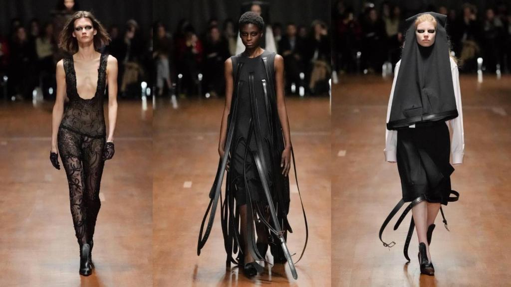 Siluetas del desfile de Hodakova.