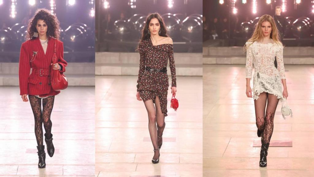 SIluetas del desfile de Isabel Marant.