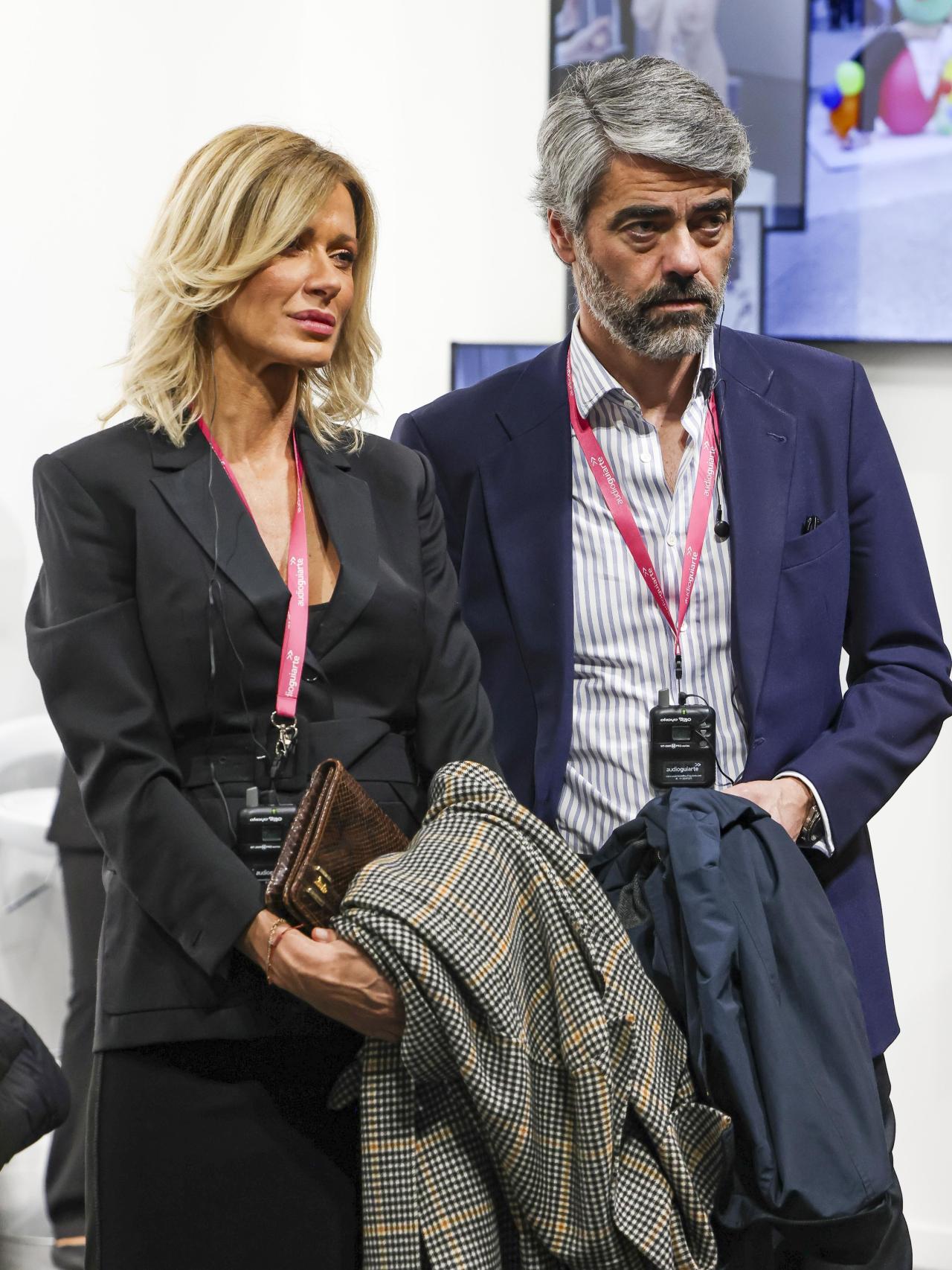 Susanna Griso y su pareja, Luis Enríquez Nistal, en ARCOmadrid.