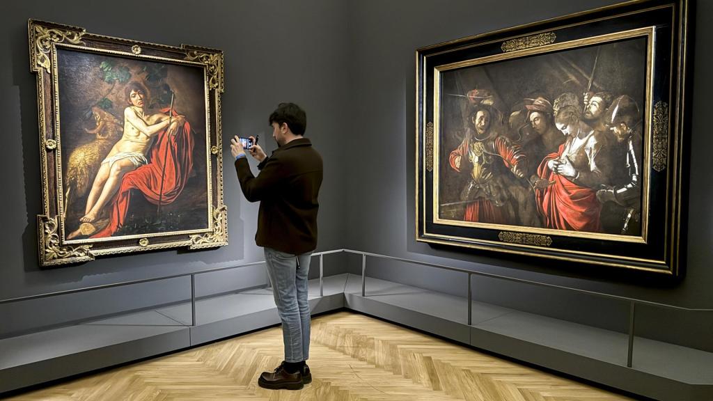 Exposición 'Caravaggio 2025' en Roma. Foto: Daniel Cáceres (EFE).