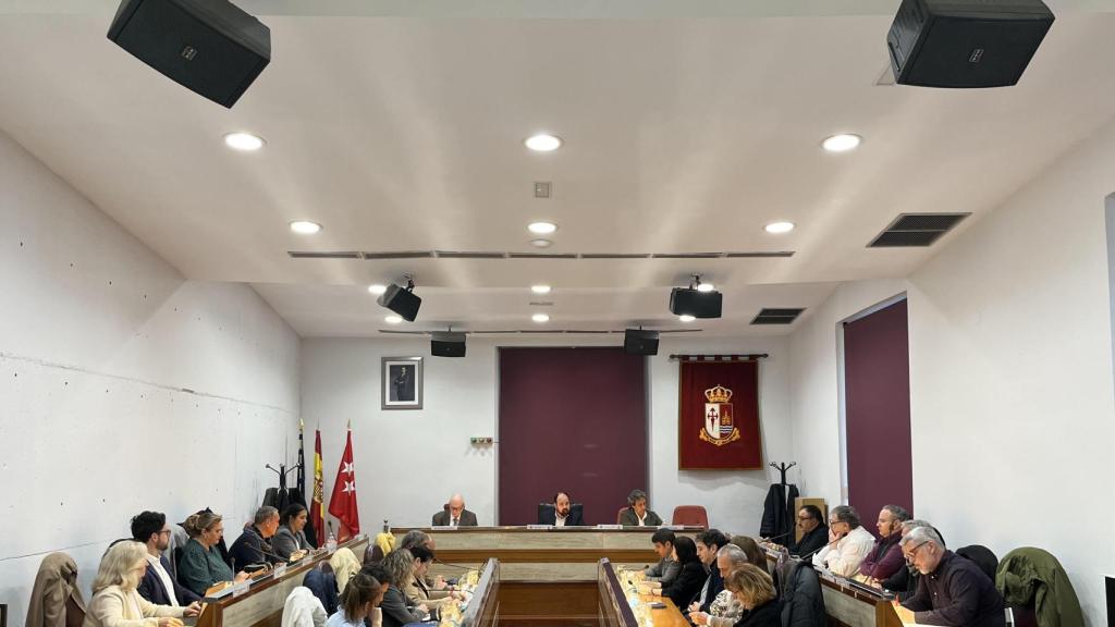 Sala de plenos del Ayuntamiento de Aranjuez a 7 de marzo de 2025