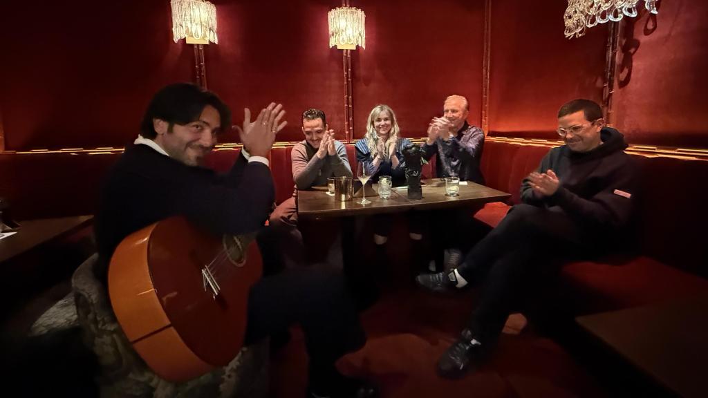 Encuentro de 'Joz' con Little Spain, Mau Morgó y Yerai Cortés.