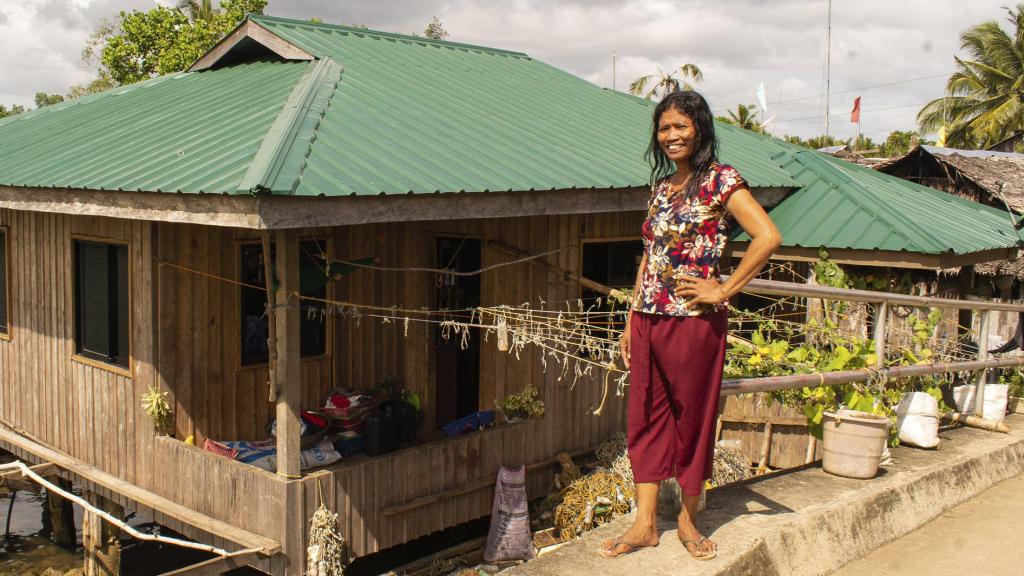 Zariefa Juddah, jefa de grupo en HISFA-CO en Filipinas, pasó de ser ama de casa a liderar dentro de su comunidad.
