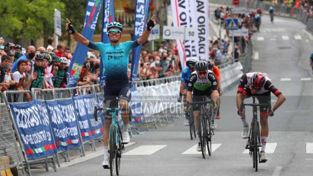 Luis León Sánchez, ganador de la Clásica de Ordizia en 2021.